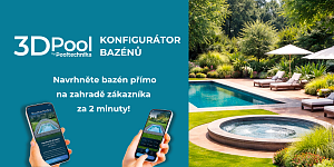 Jak jednoduše navrhnout bazén v zahradě? Vyzkoušejte 3D Pool