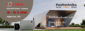 Pooltechnika na veletrhu FOR ARCH 2026