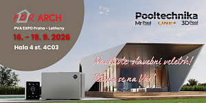 Pooltechnika na veletrhu FOR ARCH 2026