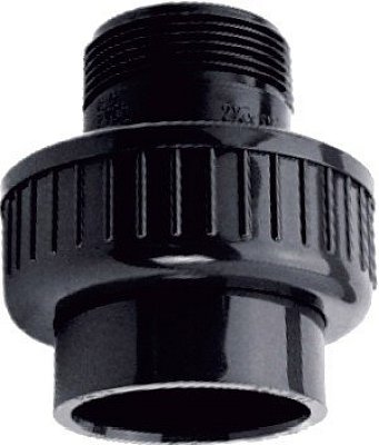 Šroubení L/závit vnější PVC d63x2"