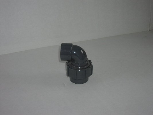 Přechodné koleno 90°PVC lep. D63/63 flex