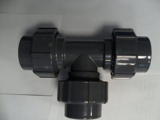 T-kus 90° PVC d63 flex/flex/flex