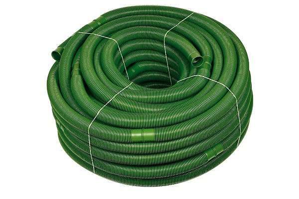 Vysavačová hadice d38 ZELENÁ po 1,5m baleno 51m