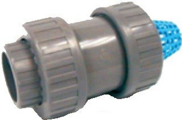 Zpětná klapka se sacím košem d 75