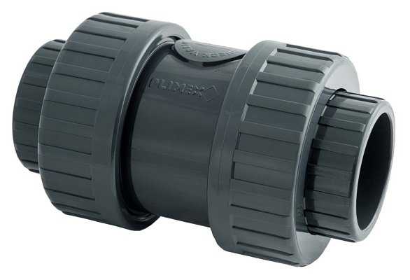 Zpětný ventil d110 PVC PN16 EPDM