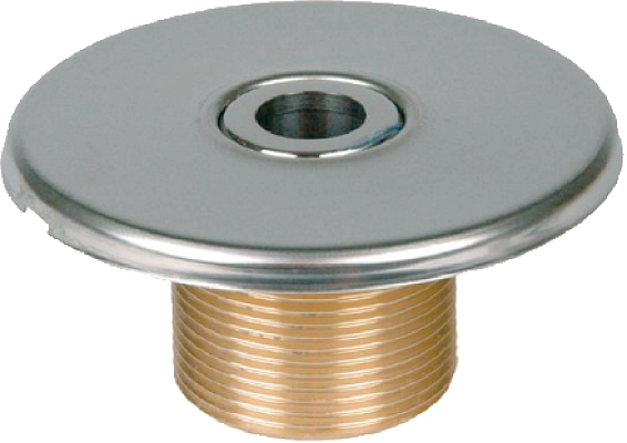 Bronz - Tryska s krytem a kuličkou 18mm, 11/2 " x 40mm