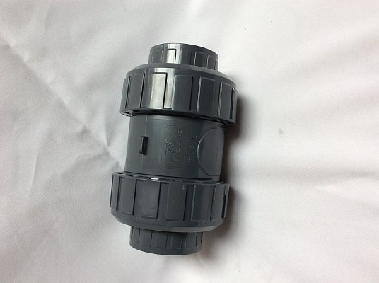 Zpětný ventil S4, PVC objímka na lepení d50