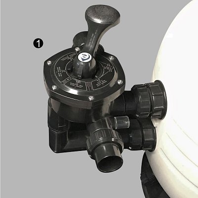 6-ti cestný ventil 1 1/2" MFS bez připojení