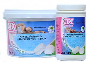 CTX 343 triplex 20g 1kg chlorové pomalurozpustné tablety