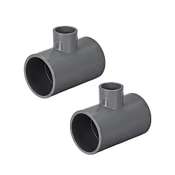T-kus redukovaný 90° PVC d90x75x90