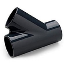 Y-kus 45° d140 PN16 PVC