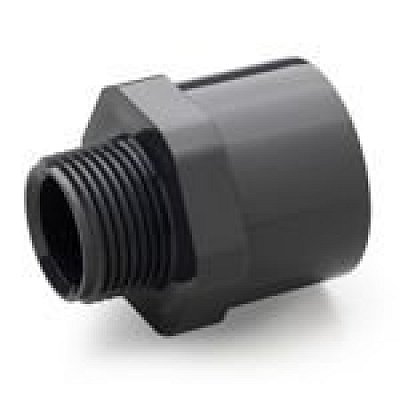 Přechodný objímkový nipl M/F/M d20/16x1/2