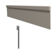 Stěnová lišta rovná s pertlem 60mm x 2m, cena za 1 ks