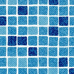 Protiskluz ELBE STG 2 mm Mosaic Blue šíře 1,65m (mozaika modrá - 105)