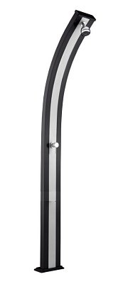 Solární sprcha SPRING antracit zrcadlový pás