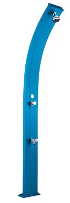 Solární sprcha SPRING light blue s oplachem nohou
