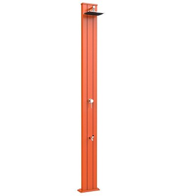 Solární sprcha SPRING S orange s oplachem nohou