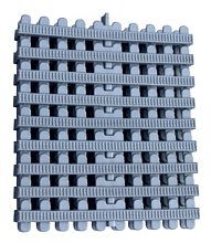 Přelivová mřížka PT -stříbrná H30 (245x35mm)