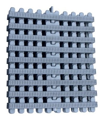 Přelivová mřížka PT -stříbrná H30 (245x35mm)