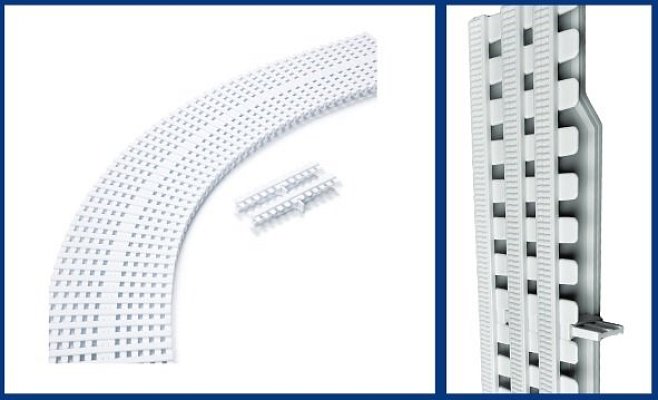 Přelivová mřížka ohebná š.335mm v.22mm