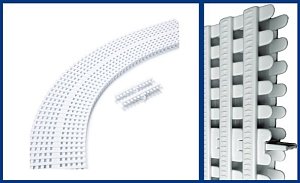 Mřížka přelivová rovná 195 x35 mm (cena za 1 bm)