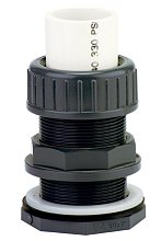 Průchodka stěnou s upínací maticí průchozí d20