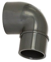 Redukované koleno 90° d50/40/50 PVC PN10