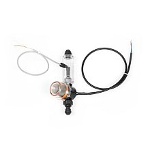 Elektronický průtokoměr s filtrem a měřením salinity