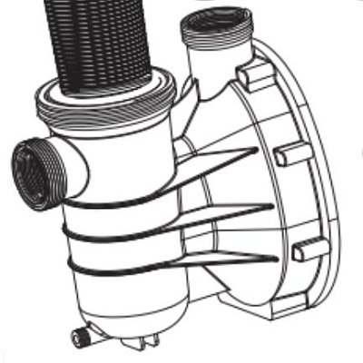 Přední díl čerpadla SS