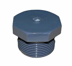 Zátka vnější závit PVC d2"
