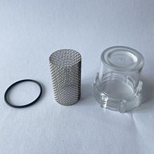 Náhradní vložka filtru se šroubením a těsněním pro detektor průtoku 2023