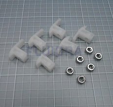 Clip k 300W světlu 7856 + matky (sada)