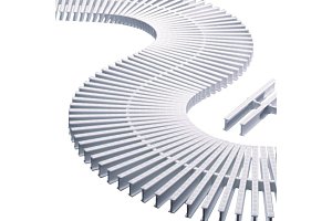 Mřížka segmentová 245x35mm