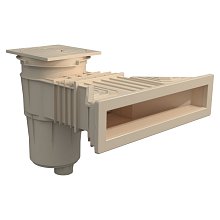 Skimmer SLIM slonová kost (RAL1015)