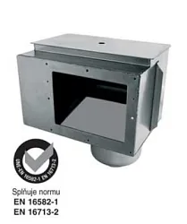 Skimmer nerez A100 2 AISI 316 bez těsnění a rámečku