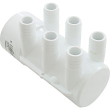 Rozdělovač vody Waterway 6 vývodů, koncový d60-3/4"