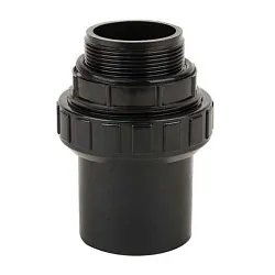Šroubení pro filtrační jednotku TOP, černé 1 1/2"