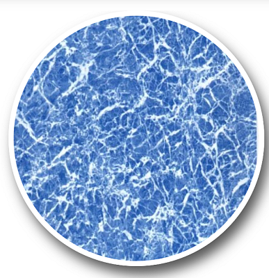 Folie ELBE SBG SUPRA 1,6 mm Marble Blue šíře 1,65m (mramor - 920/20)