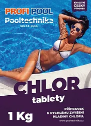 Chlorové tablety 5x200g - 1kg PROFIPOOL