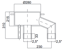 Předmontážní sada 2-tryskového kruhového protiproudu
