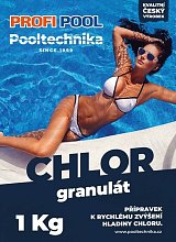 Rychlorozpustný chlor granulát 1kg PROFIPOOL