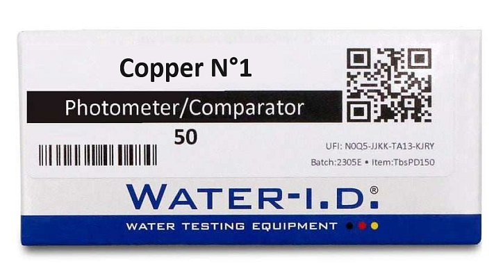 Tablety pro Poollab Copper č.1 (měď) (10 tabl.)