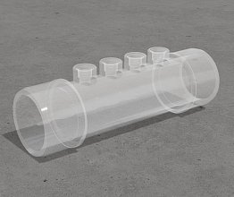 Vlepovací potrubí se 4 závity 1/4"