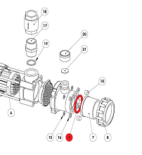 Těsnění pod LN výměníku Elecro (pár)