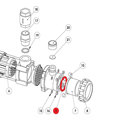Těsnění pod LN výměníku Elecro (pár)