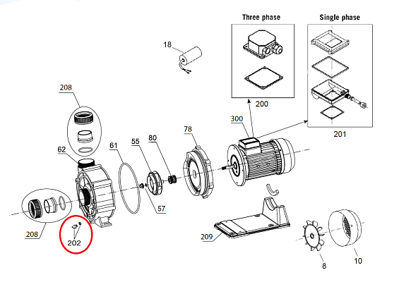 Vypouštěcí zátka čerpadla NEW CONTRA