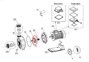 Oběžné kolo čerpadla New Contra 3T/M 3HP 