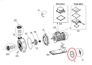 Ventilátor (vrtulka chlazení) New Contra
