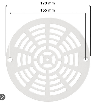 Mřížka dnové výpusti Emaux