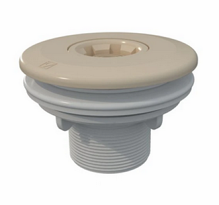 Vratná tryska pro plastový bazén Slonová kost (RAL1015)